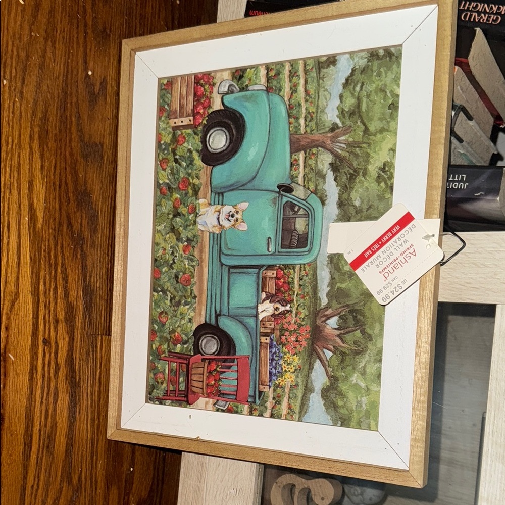 Framed Vintage Truck Art Print